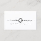 Bagel sketch bakkerij koekjes cupcakes visitekaartje (Voorkant)