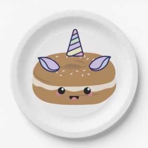 Bagel Unicorn Bagel Buddies Papieren Bordje