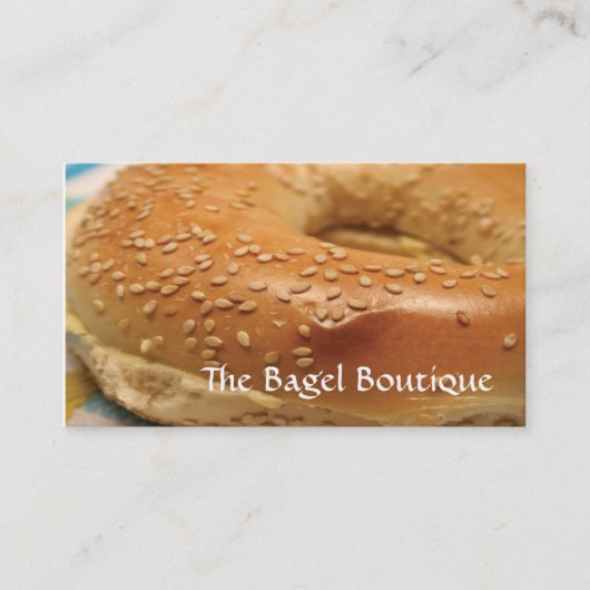 Bagel Visitekaartje (Voorkant)