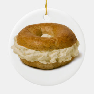 Bagel w/Cream Cheese Ornament