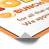 Bagel, waardering week teken, personeel waardering poster (Hoek)