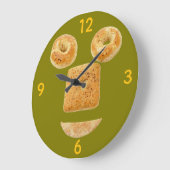 BAGEL Wandklok (Hoek)