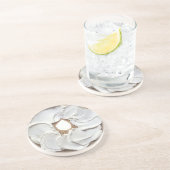 Bagel Zandsteen Onderzetter (Zijkant)