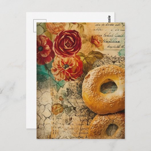 Bagels Briefkaart (Voorkant / Achterkant)
