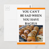 BAGELS BRIEFKAART (Voorkant / Achterkant)