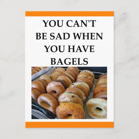 BAGELS BRIEFKAART (Voorkant)