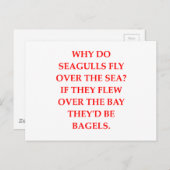 BAGELS BRIEFKAART (Voorkant / Achterkant)