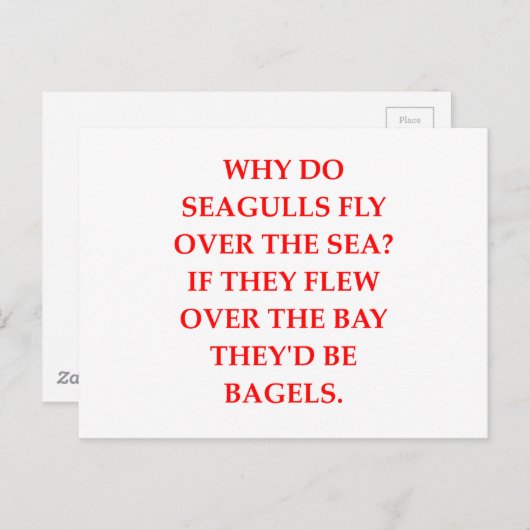 BAGELS BRIEFKAART (Voorkant / Achterkant)