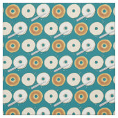 Bagels Cute Breakfast Food Kinderen Stof (Swatch)