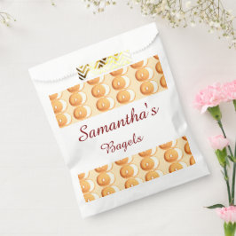 Bagels en crème bedankzakje