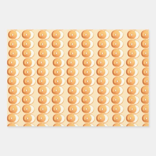 Bagels en crème inpakpapier vel (Voorkant 3)