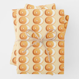 Bagels en crème inpakpapier vel