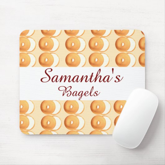 Bagels en crème muismat (Met muis)