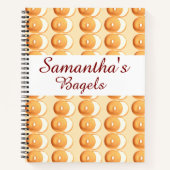 Bagels en crème notitieboek (Voorkant)
