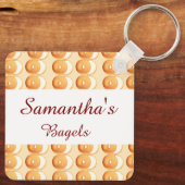 Bagels en crème sleutelhanger (Achterkant)