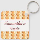 Bagels en crème sleutelhanger (Achterkant)