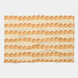 Bagels en crème theedoek