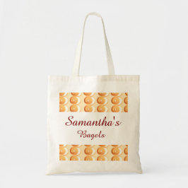 Bagels en crème tote bag