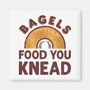 Bagels Food You Knead Magneet