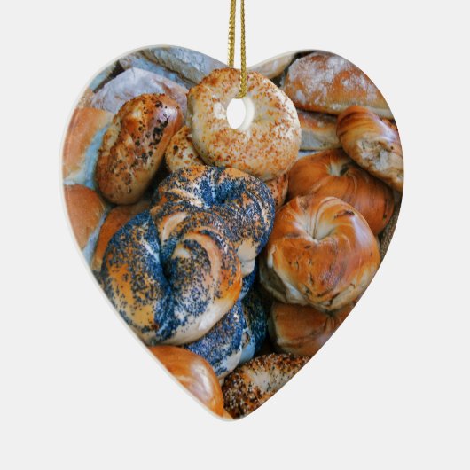 Bagels! Keramisch Ornament (Rechts)