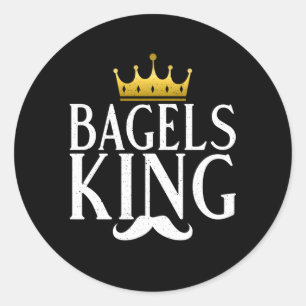 Bagels King Bagel Ronde Sticker