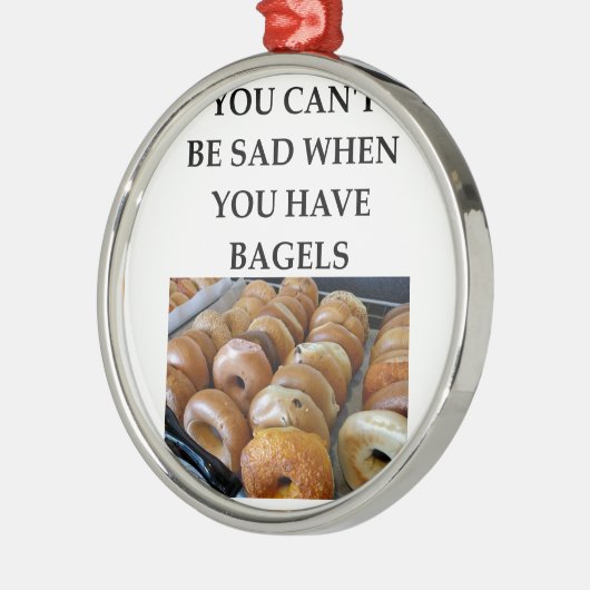 BAGELS METALEN ORNAMENT (Links)
