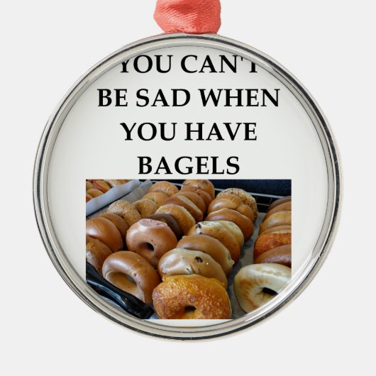 BAGELS METALEN ORNAMENT (Voorkant)