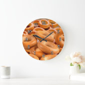 Bagels Theme Kitchen Clocks Grote Klok (Huis)