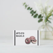 Bagels! Visitekaartje (Staand voorkant)
