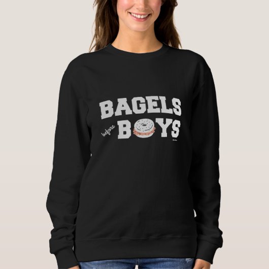 Bagels voor Boys Funny Jewish Deli Trui (Voorkant)