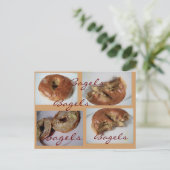 Bagels YUM Briefkaart (Staand voorkant)