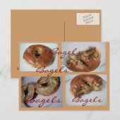 Bagels YUM Briefkaart (Voorkant / Achterkant)