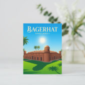 Bagerhat Moskee Stad Bangladesh Briefkaart (Staand voorkant)
