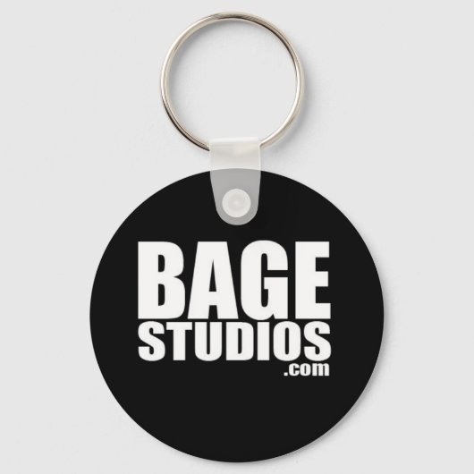 BageStudios (dot) com Sleutelhanger (Voorkant)