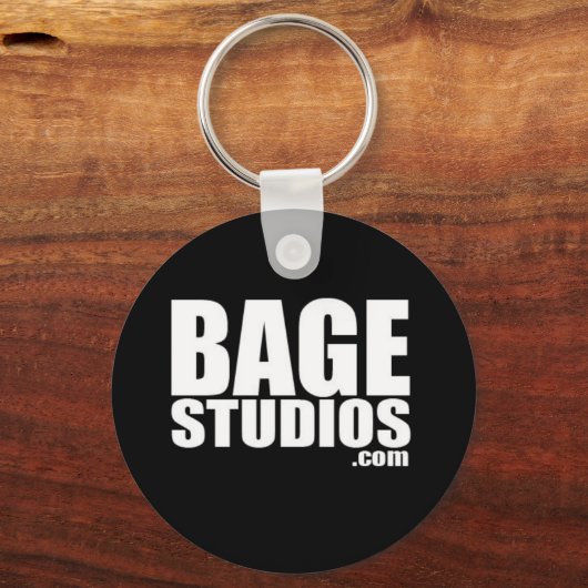 BageStudios (dot) com Sleutelhanger (Voorkant)