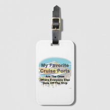 BAGGAGE LABEL - Mijn favoriete cruisehavens