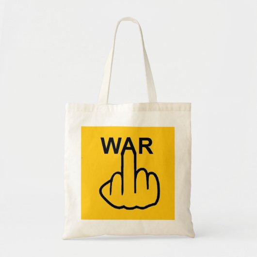 Baggeroorlog is verschrikkelijk tote bag (Voorkant)