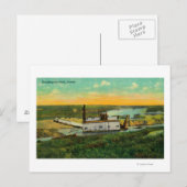 Baggerspecie voor de goudwinning in AlaskaState Briefkaart (Voorkant / Achterkant)