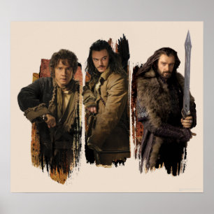 BAGGINS™, BARD THE BOWMAN™ EN THORIN OAKENSHIE POSTER