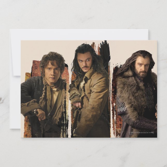 BAGGINS™, BARD THE BOWMAN™ EN THORIN OAKENSHIELD™ (Voorkant)