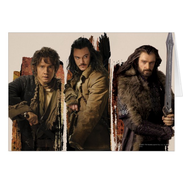 BAGGINS™, BARD THE BOWMAN™ EN THORIN OAKENSHIELD™ (Voorkant Horizontaal)