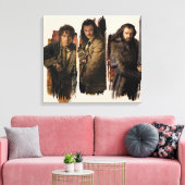 BAGGINS™, BARD THE BOWMAN™ EN THORIN OAKENSHIELD™ CANVAS AFDRUK (Insitu (Woonkamer))