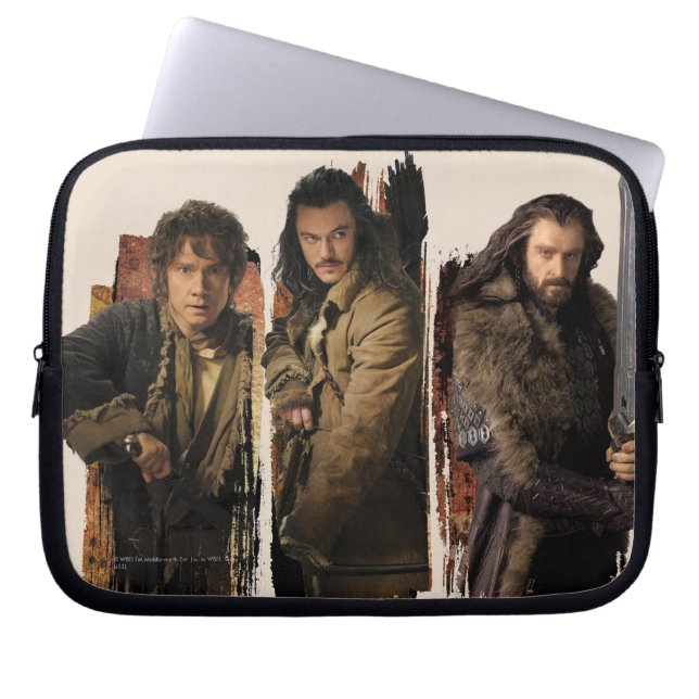 BAGGINS™, BARD THE BOWMAN™ EN THORIN OAKENSHIELD™ LAPTOP SLEEVE (Voorkant)