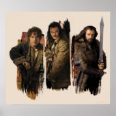 BAGGINS™, BARD THE BOWMAN™ EN THORIN OAKENSHIELD™ POSTER (Voorkant)