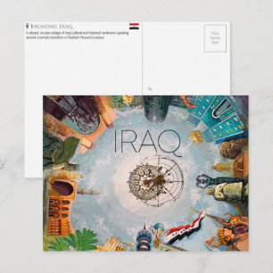 Baghdad, Irak Reisbriefkaart Briefkaart
