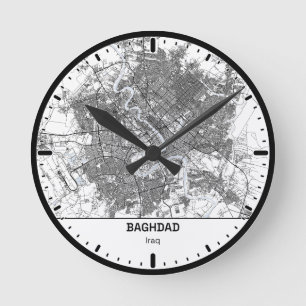 Baghdad Klok Stad Lijn Kunst
