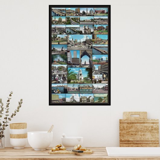 Baghdad Old Days Poster (Keuken)