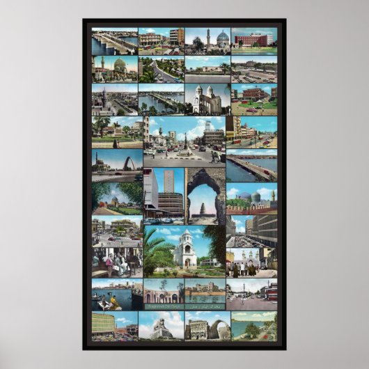 Baghdad Old Days Poster (Voorkant)