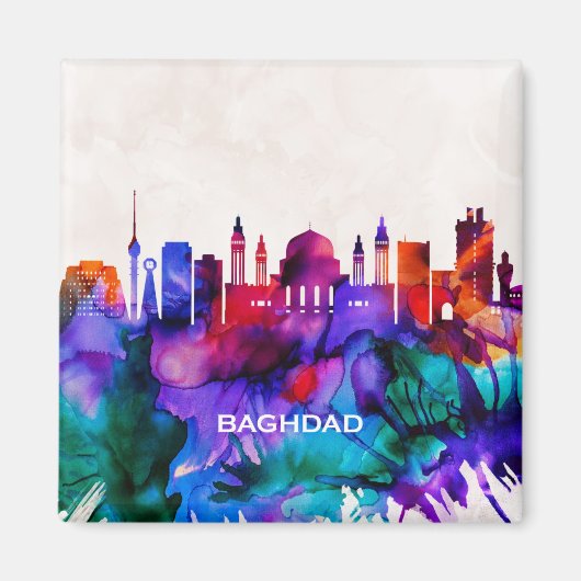 Baghdad Skyline Magneet (Voorkant)