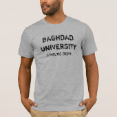 BAGHDAD UNIVERSITEIT, ATHELTISCH DEPT. T-SHIRT (Voorkant)